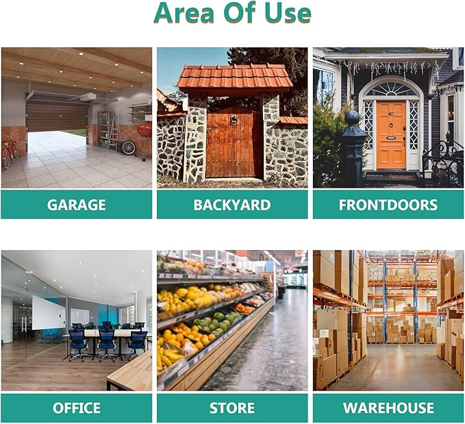 WALI Dummy Fake Simulated Surveillance Security CCTV Dome Camera Indoor Outdoor with One LED Light, Warning Security Alert Sticker Decal (TC-B8), 8 Packs, Black