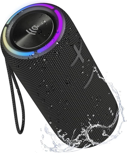 Portable Bluetooth Speaker, 30W 360° Surround Sound IPX7 Waterproof Wireless Golf Speakers,Outdoor Loud TWS Speaker,for Beach,Party,Camping Gift,8H Playtime