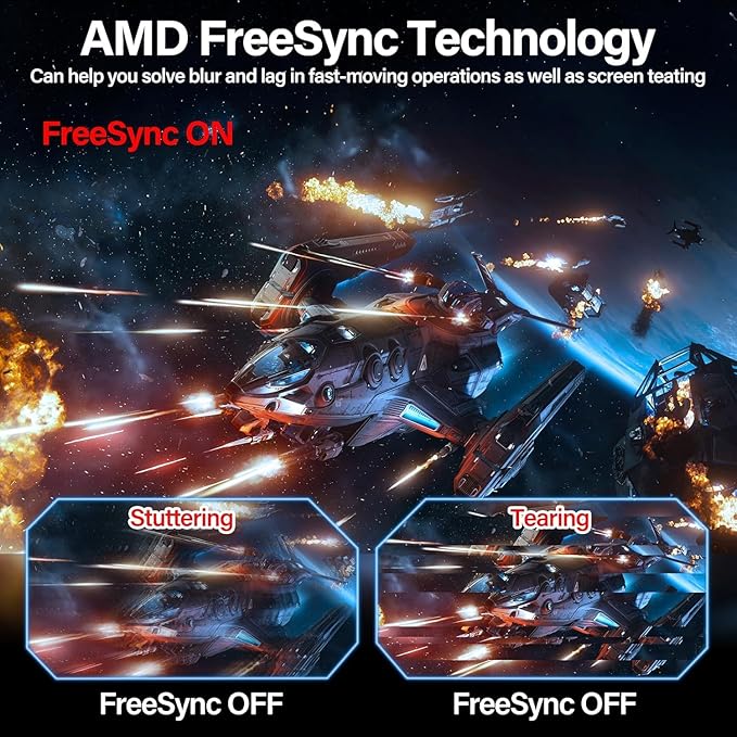 34 Inch Curved Gaming Monitor/WQHD Ultrawide Monitor - Immersive Gaming Experience with 165Hz Refresh Rate, VA Panel, and AMD FreeSync Premium | HDR10 | 99% sRGB | 3440x1440/PBP Mode