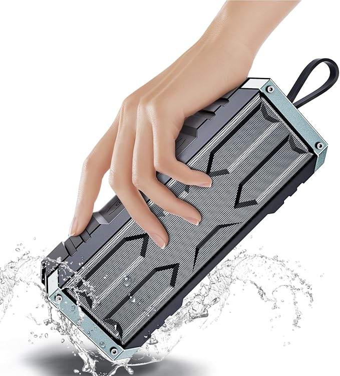 comiso Bluetooth Speaker 5.3, IPX7 Waterproof Portable Bluetooth Speaker Bluetooth Wireless with 20W Stereo Sound, 24H Playtime, Small Speakers with Deep Bass for Home, Outdoor, Beach, Travel