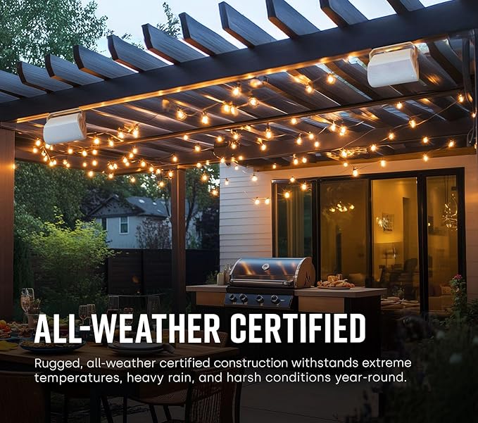 Polk Audio Atrium 4 Outdoor Speakers with Powerful Bass (Pair, White), All-Weather Durability, Broad Sound Coverage, Speed-Lock Mounting System (Pack of 4)