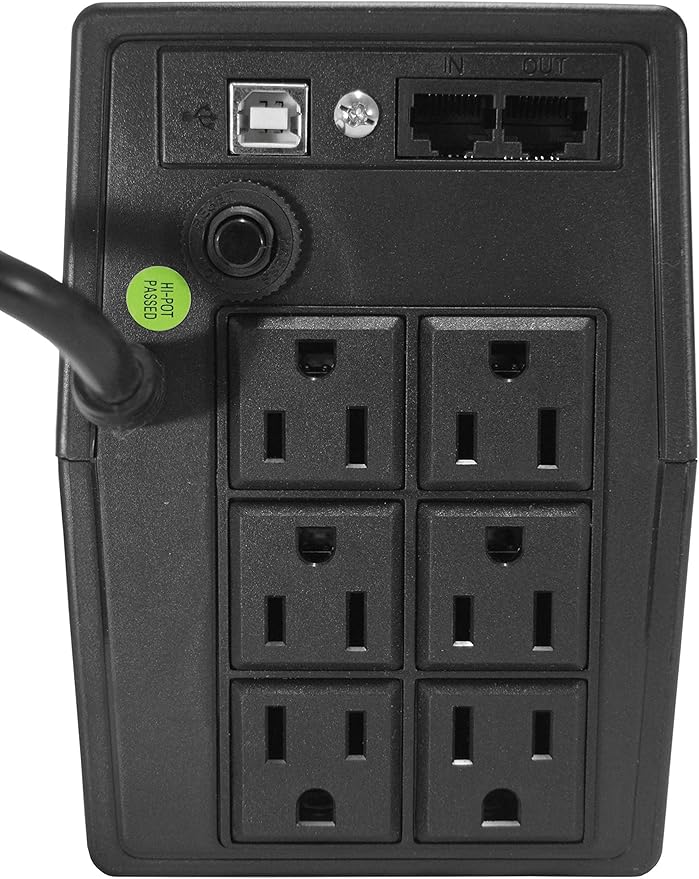 UPS, 800VA UPS Battery Backup & Surge Protector PT-800