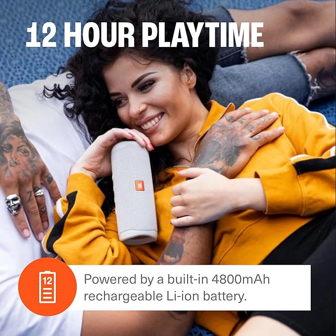 JBL FLIP 5, Waterproof Portable Bluetooth Speaker, Red