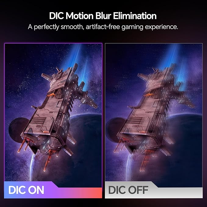 KOORUI Gaming Monitor, 27" Fast IPS Computer Monitor, 320Hz QHD HDR400 Display, PIP/PBP Mode 1ms PC Screen, 98% DCI-P3 Color Gamut, Adaptive Sync, VESA Mountable, HDMI 2.0, DP 1.4, G2721E