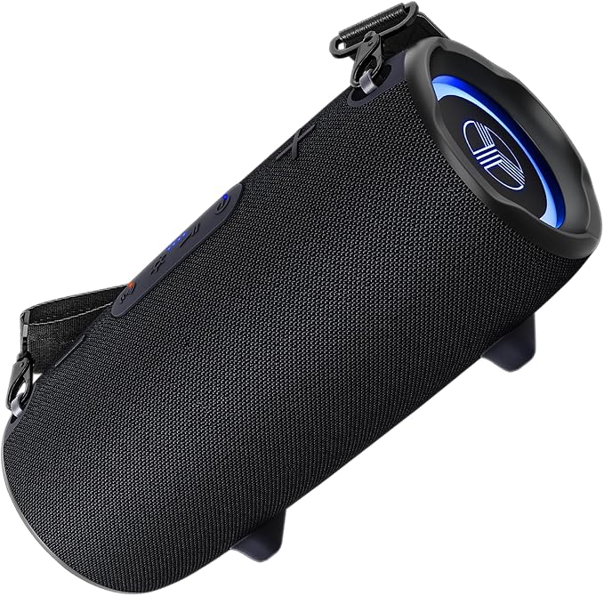 TREBLAB Ultra Loud Wireless Speaker - 60W Stereo Sound with Deep Bass, 20H Playtime, Powerbank, Waterproof, Loudest Portable Bluetooth Speaker for Home, Outdoor Party, Beach, Work, Travel, HD-Max