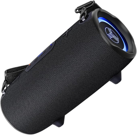 TREBLAB Ultra Loud Wireless Speaker - 60W Stereo Sound with Deep Bass, 20H Playtime, Powerbank, Waterproof, Loudest Portable Bluetooth Speaker for Home, Outdoor Party, Beach, Work, Travel, HD-Max