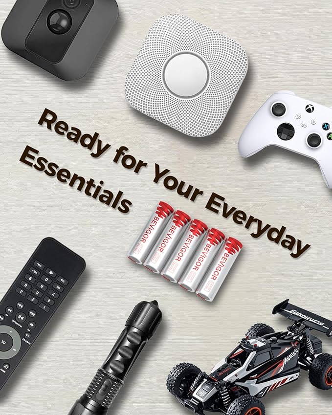 BEVIGOR Lithium Batteries AA, 96 Bulk Pack 1.5V High Performance Lithium Double A Battery for Trail Camera(Non-Rechargeable)