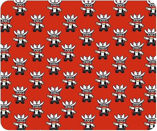 OTM Essentials Texas Tech University Standard Fabric Mouse Pad, Desk Accessories, Standard Fabric Gaming Mouse Pad, Tokyodachi Mascot