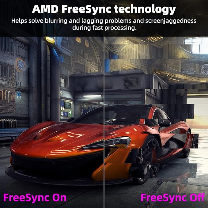 34 Inch Curved Gaming Monitor 4K, (3440x1440) 165Hz Ultrawide Computer Monitor, HDR, 1500R, 125% sRGB, DCI-P3 92%, HDMI/DP and Built-in Speaker Support Wall- Black