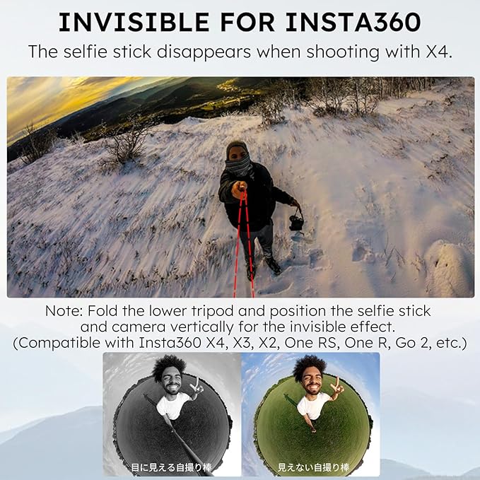 VRIG 54" Extendable Camera Tripod for Insta360 X5 X4 X3 X2, Action Camera Selfie Stick Tripods with 1/4" Screw, GoPro Tripod Stand for GoPro Hero 13 12/DJI Osmo Action 5Pro/Insta360 Ace Pro