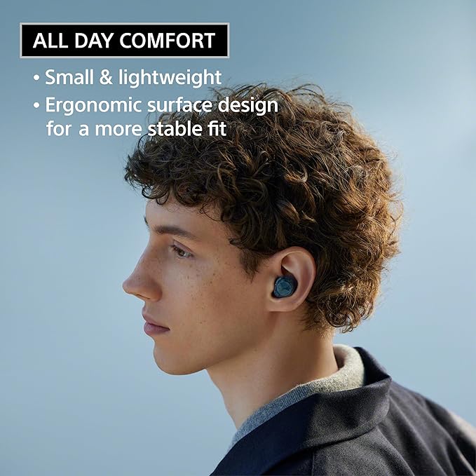 Sony WF-C710N Truly Wireless Noise-Canceling Earbuds with up to 30-Hour Battery Life, Lightweight and Secure, White