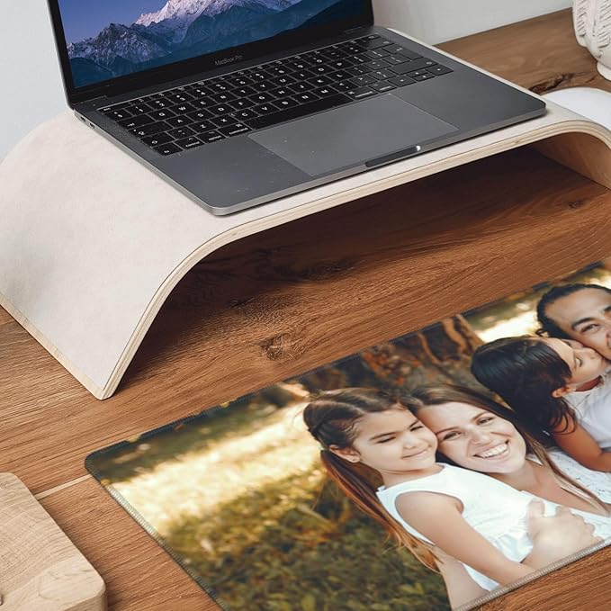 10 Pcs Custom Mouse Pad with Photo, Personalized Mouse Pad with Picture, Customized Picture Mousepad, Soft Touch, Ideal Gift for Office Workers, 12in*31.5in