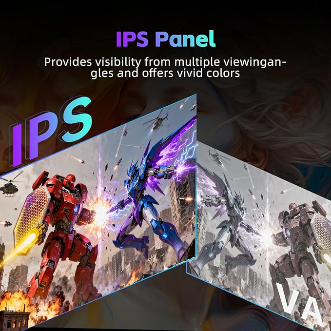 KTC 24 Inch Computer Monitor, FHD 144Hz Office Gaming Monitor, IPS, Adaptive-Sync, HDMI & DP Port, 1500:1 Contrast Ratio, Bluelight Filter, Tilt Adjustable, H24B9S