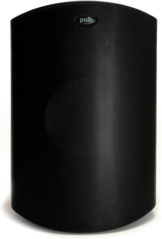 Polk Audio Atrium 8 SDI Flagship Outdoor Speaker (Black) - Use as Single Unit or Stereo Pair, Powerful Bass & Broad Sound Coverage, Withstands Extreme Weather & Temperature