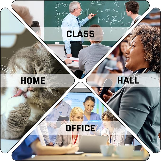 Presentation Clicker, Rechargeable Pointer, 2-in-1 USB Type C Powerpoint Clicker, Clicker for Powerpoint Presentations Slide Advancer, Presentation Clicker Wireless Presenter Remote Clicker