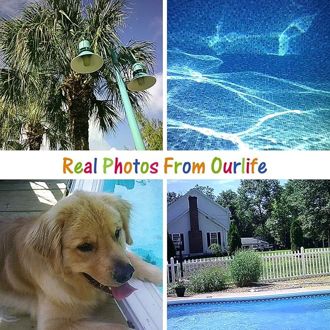 Ourlife Kids Camera, Selfie Waterproof Cameras Toys for Toddler, 1080P 8MP 2.4 Inch Large Screen Cam Digital Camera with 8GB TF Card, Fill Light, Children Toddler Gift for Boys Ages 3-12(Blue)