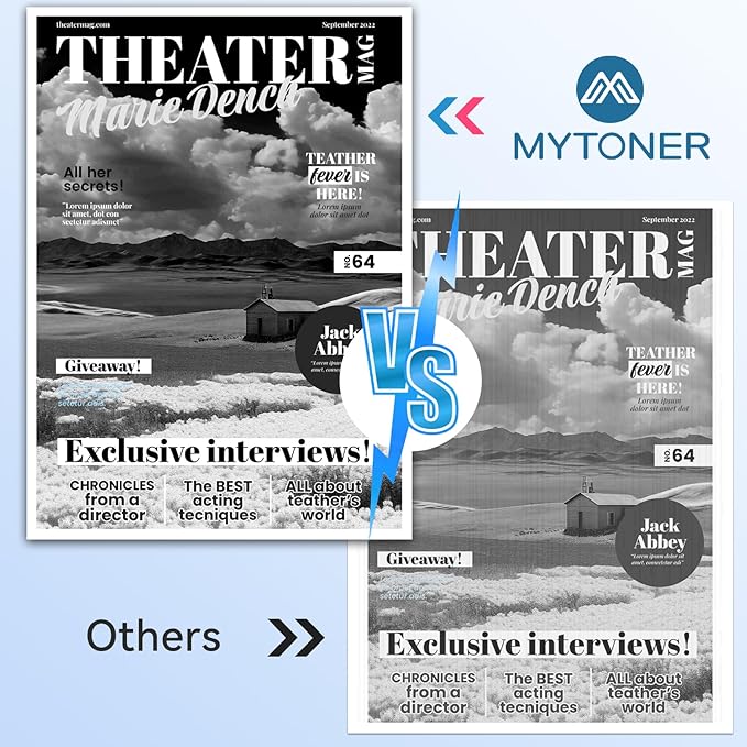 MYTONER Compatible Toner Cartridges Replacement for Brother TN830 XL/V/R TN-830 TN830XL for DCP-L2640DW HL-L2460DW HL-L2405W HL-L2400D L2465DW HL-L2480DW MFC-L2820DW XL MFC-L2820DW Printer, 4 Black