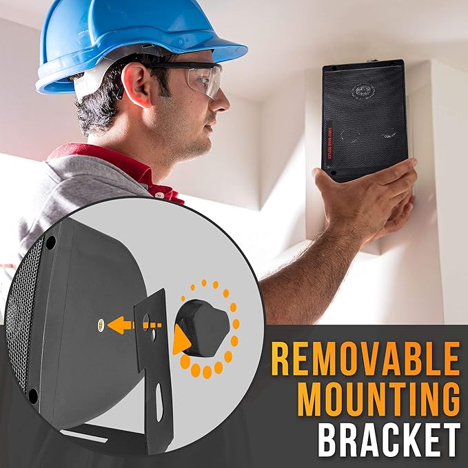 Pyramid 300 Watt 3-Way Mini Box Speaker System (Pair), Wall Mountable Indoor/Outdoor Surround Sound Speakers with 3.25" Woofer, 2" Midrange, 1" Tweeter, ABS Sealed Enclosure, Mounting Kit Included