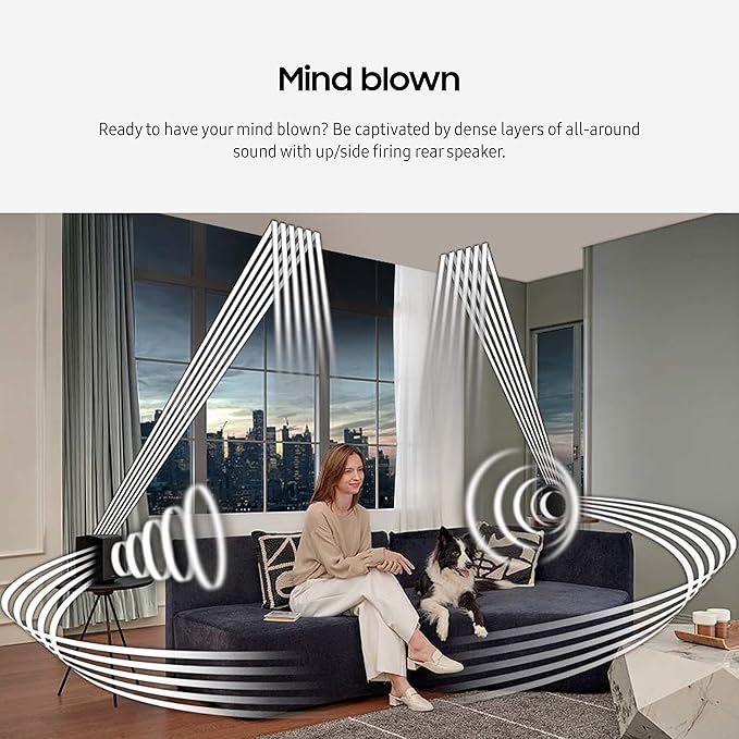 Samsung HW-Q990C 11.1.4ch Soundbar w/Wireless Dolby Audio, Rear Speakers Included w/Q-Symphony, SpaceFit Sound Pro, Adaptive Sound, Game Mode Pro, Airplay 2, AVA, Alexa Built-in