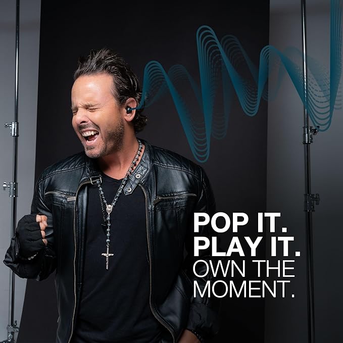 JLab Go Pop ANC True Wireless Earbuds & Charging Case, Transparent Neon Green, Active Noise Cancelling, 10mm Drivers, Dual Connect, Customize Your Sound with App, Be Aware Mode, MEMS Microphone