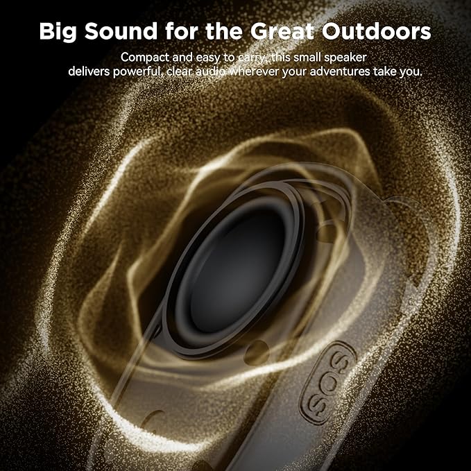 Portable Bluetooth Speakers - Mini Speaker with 6W HD Sound, TWS Pairing, 6H Playtime Bluetooth 6.0 Outdoor Speakers Wireless for Home Parties, Beach Fun