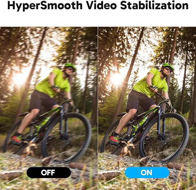 AKASO V50 Elite 4K60fps Action Camera with 128GB MicroSDXC U3 Memory Card Accessories Kit Bundle Voice Control EIS 131 feet Waterproof Camera 8X Zoom Remote Control