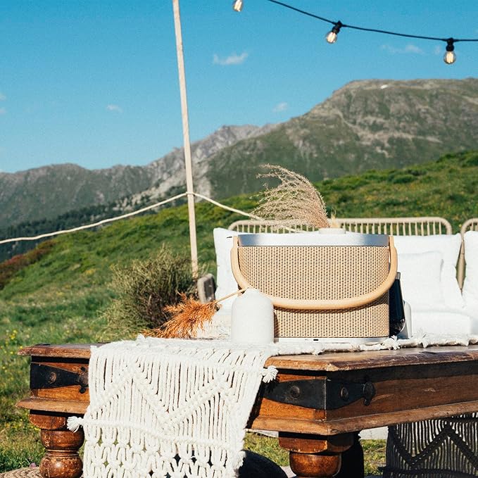 Bang & Olufsen Beosound A5 - Portable Bluetooth Speaker with Wi-Fi Connection, Carry-Strap, Nordic Weave