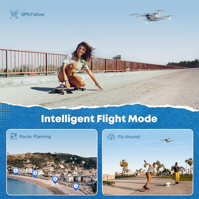 V11MINI Drones with Camera for Adults 4K,Under 249g,60-Min Flight Time with 2 batteries,5GHz Transmission,GPS Auto Return,Follow Me,4K FPV Drone,Foldable and Lightweight,Ideal for Beginners,Adults