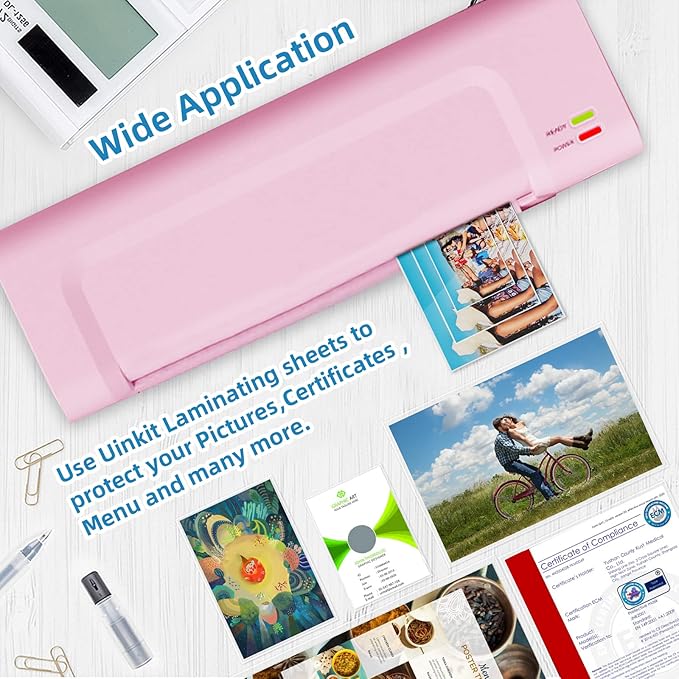 Uinkit 100Pack Thermal Laminating Sheets Hold 11x 17 Sheets 5mil Heavy Duty Laminating Pouches Menu Tabloid Size11.5X17.5 inches Lamination Sheets Paper for Laminator Clear Glossy Rounded Corner