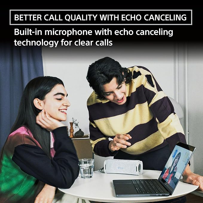 Sony ULT Field 1 Waterproof Portable Bluetooth Speaker, Enhanced Bass, 12h Battery, IP67 Rated Dustproof Shockproof Rustproof, Detachable Strap, SRSULT10D, Orange