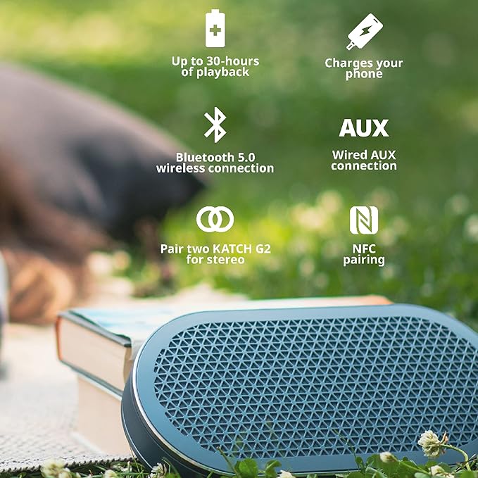 DALI Katch G2 Portable Bluetooth Speaker (Chilly Blue)