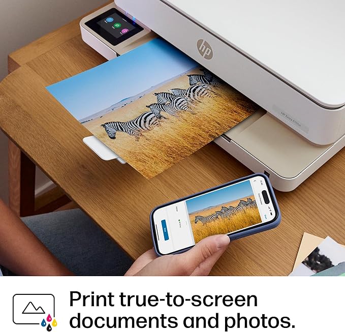 HP Envy 6155e Wireless All-in-One Color Inkjet Printer, Portobello, Print, scan, copy, Duplex printing Best-for-home, 3 month Instant Ink trial included, AI-enabled (714L5A)