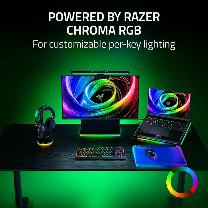 Razer BlackWidow V4 TKL HyperSpeed Wireless Hot Swappable Gaming Keyboard: Orange Tactile Switches - Wireless & Bluetooth - Multi-Function Roller & Control Buttons - Chroma RGB - Long Battery Life