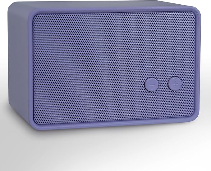 K-Cube-PP Bluetooth Speaker, 5W HD Sound, Bluetooth V5.0, 12H Playtime, Purple