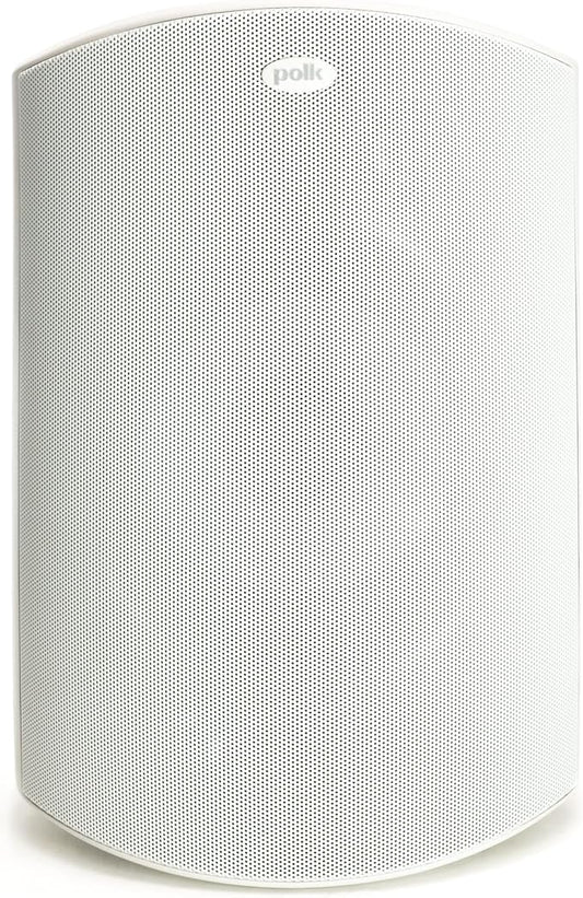 Polk Audio Atrium 8 SDI Flagship Outdoor Speaker (White) - Use as Single Unit or Stereo Pair, Powerful Bass & Broad Sound Coverage, Withstands Extreme Weather & Temperature