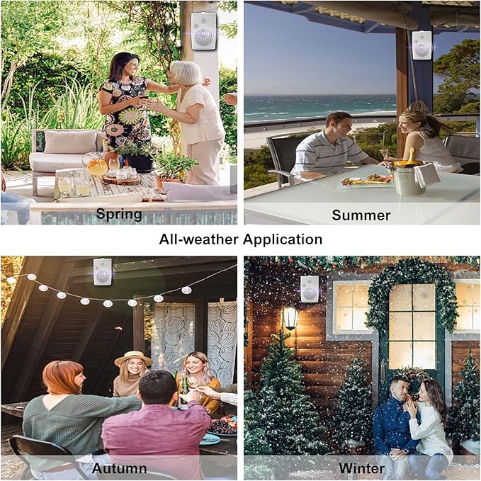 Herdio 6.5 Inches Indoor Outdoor Bluetooth Speakers Waterproof Wired 400 Watts with Powerful Bass,2 Way Wall Mount Speakers All-Weather Durability for Patio Home Deck Porch Backyard(Pair,Withe)