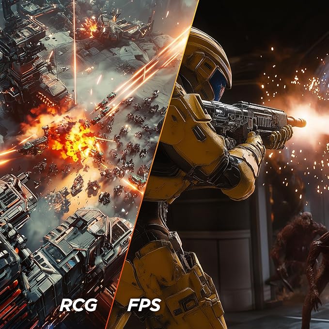 KOORUI 25 Inch Curved Gaming Monitor 240Hz FHD 1080P Computer Monitor, 1500R 1ms GTG Display, Adaptive Sync, 90% DCI-P3,HDR, Eye Care, Tilt Adjustable, VESA 75x75mm, Black,G2511XC