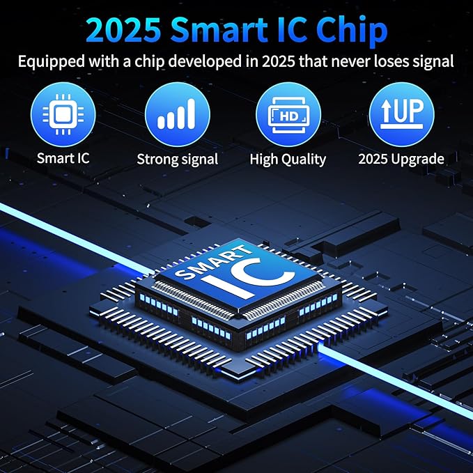 2025 TV Antenna for Local Channels tv Antenna Outdoor 999+ Miles Long Range Indoor/Outdoor tv Antenna for Smart 16.5ft Cable HD Antenna Supports 4K 8K1080p