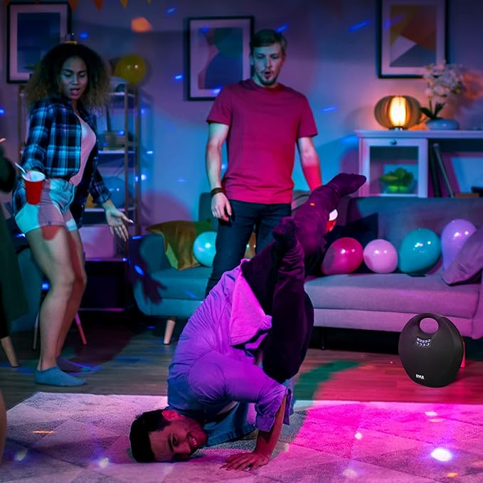 Pyle Wireless Portable Bluetooth Speaker, with Built in Rechargeable Battery, Wireless Microphone, Clear Surround Sound, 220 Watt Waterproof Speaker for Indoor and Outdoor Activities