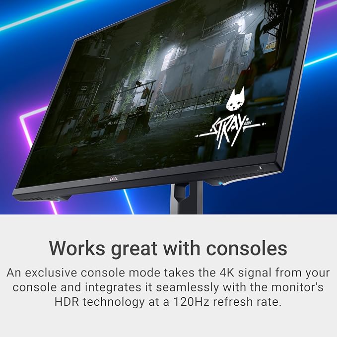 Dell G3223Q Gaming Monitor - 32-Inch 4K Ultra UHD (3840x2160), 144Hz 1Ms Display, AMD FreeSync+NVIDIA G-SYNC Compatible, Height/Swivel/Tilt Adjustability, 3Yr Advanced Exchange - Black