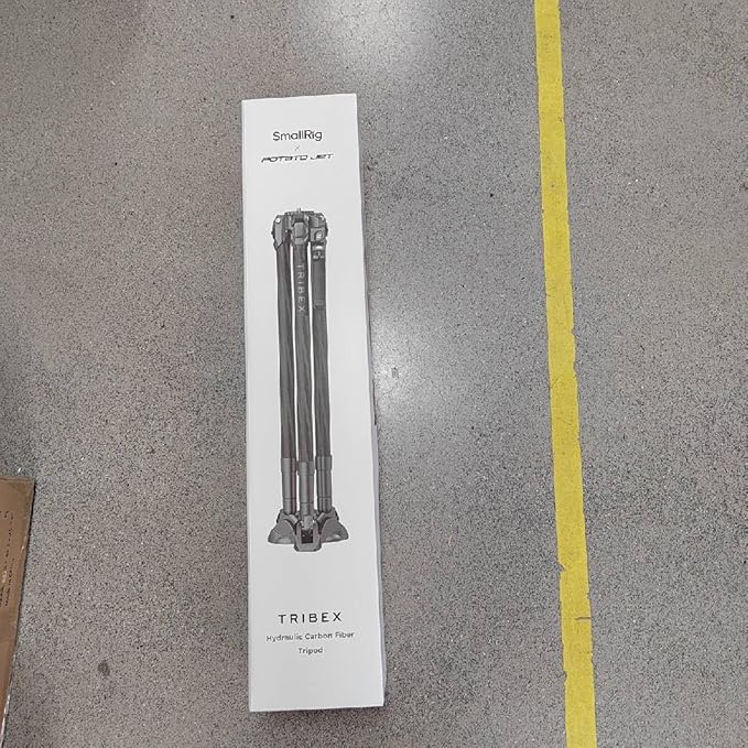 SmallRig x Potato Jet Tribex Hydraulic Carbon Fiber Tripod Fast Extend Camera Travel Tripod, Low Angle Photograph to 5.9in/15cm, Max Height 61in/155cm, Weight 5.7lbs, Load up 55lbs - 4858