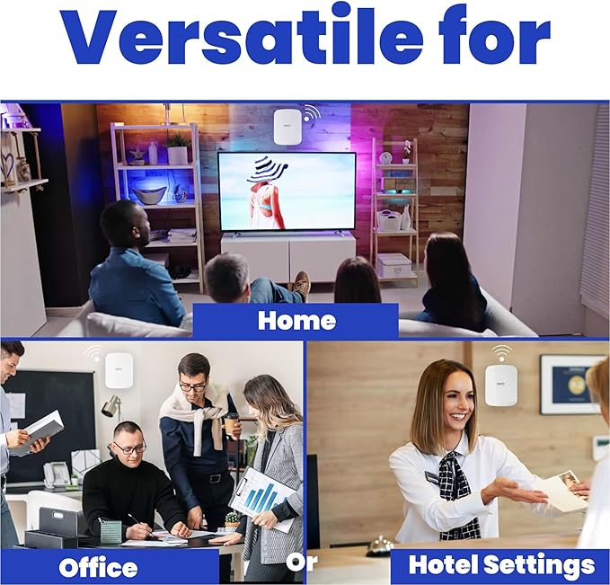 Wall Bracket for Eero Max 7 Aluminum Alloy Max 7 Wall Mount Sturdy and Durable Space Saving Wall Mount Holder Compatible with Max 7 Mesh WiFi Router (White-3Pack)