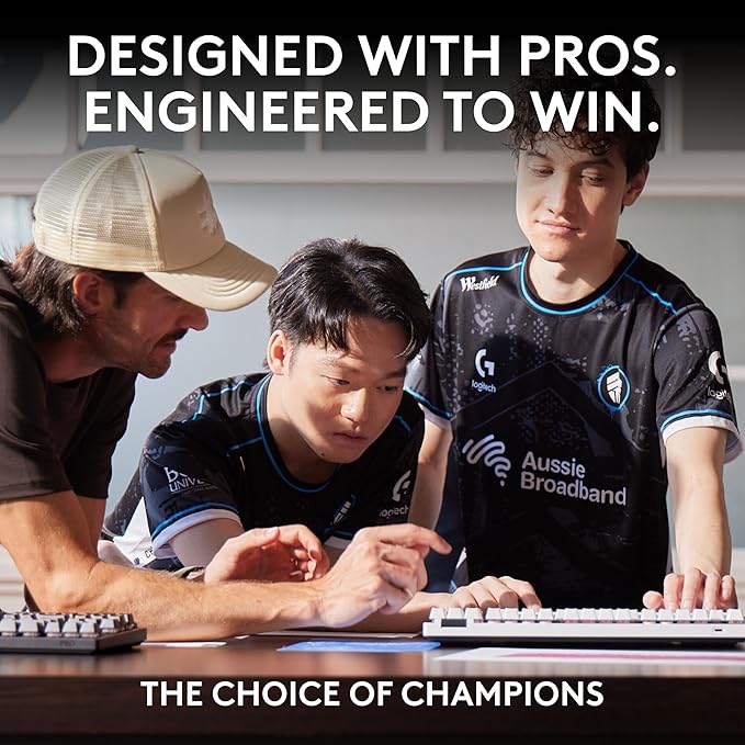 Logitech G PRO X Superlight 2c Wireless Gaming Mouse, 51 g pro-Grade Compact Mouse with 5 programmable Buttons, USB-C Charging, 44K DPI Sensor, up to 8 kHz Polling for PC/Mac - Black