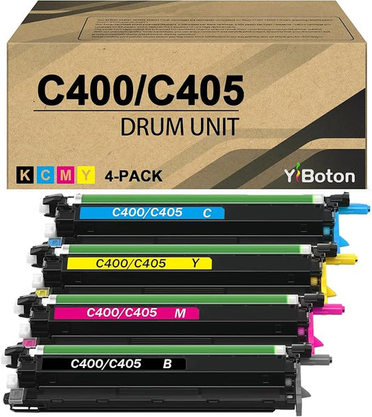 C400 C405 Drum Unit Replacement for Xerox C400 C405 108R01121 Imaging Unit Compatible for Xerox Phaser 6600 Workcentre 6605 6655 Versalink C400 C405 Printer (4-Pack)