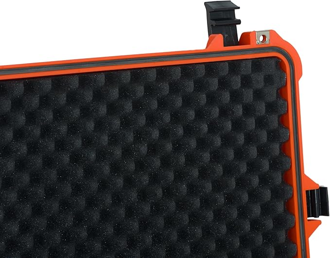 MEIJIA Portable All Weather Waterproof Protective Hard Case,Compact Camera Case with Customizable Fit Foam,Fit Use of Drones,Camera,Equipments, 20.62 x16.85x8.11inches(Orange)
