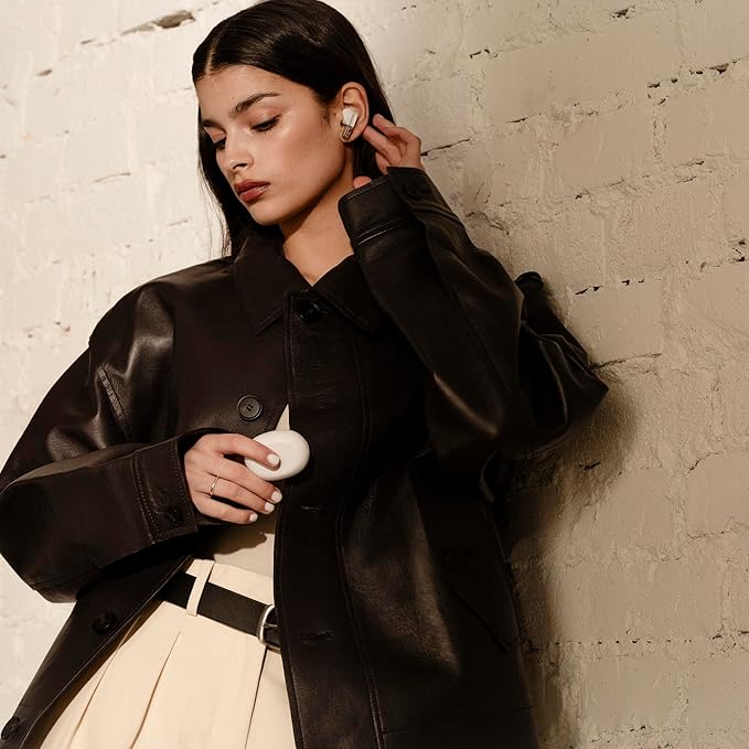 sudio N3 Pro Wireless Earbuds – Active Noise Cancelling (ANC), 30-Hour Playtime, Sweat & Splashproof, Eco-Friendly Design with Recycled Materials, Comfortable Fit, Premium Metallic Finish (White)