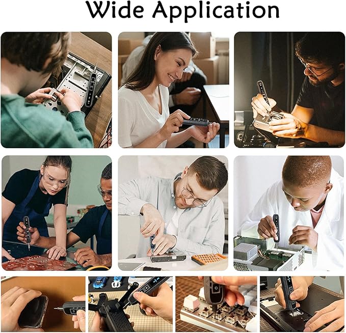 180 in 1 Electric Screwdriver Set, Power Screwdriver, Precision Screwdriver Set, 3 Torque Modes with 162 Magnetic Precision Bits, Screwdriver it for Phone Camera Computer Watch Laptop Drones