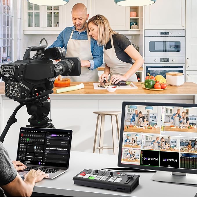 Osee GoStream Deck HDMI Pro Live Streaming Multi Camera Video Mixer Switcher with NDI Updatable