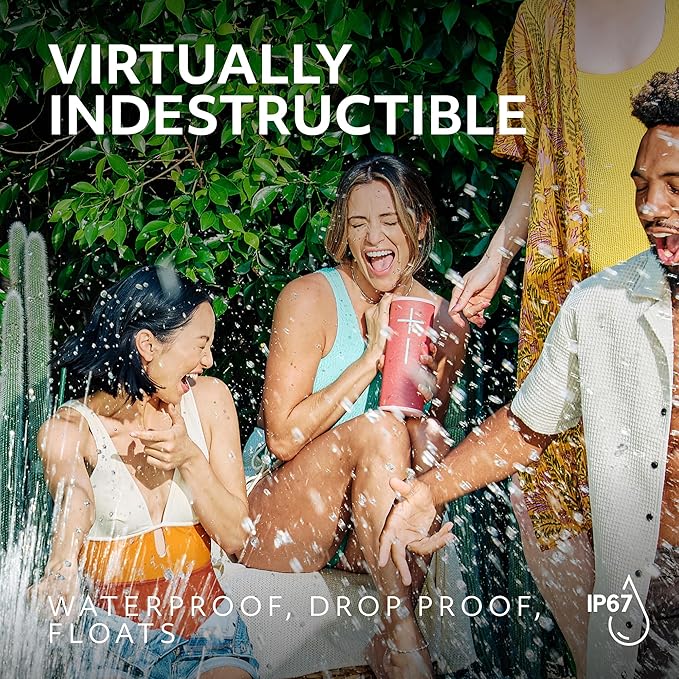 Ultimate Ears MEGABOOM 4 Portable Waterproof Bluetooth Speaker, 360-Degree Sound, Thundering Bass, 147ft Range, 20-Hour Battery, Floating Speaker - Lilac