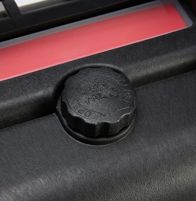 Amazon Basics Hard Camera Case, Small, Black, Solid, 12"L x 11"W x 6"H